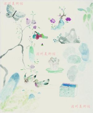 王濛莎的当代艺术作品《两颗李子之间》