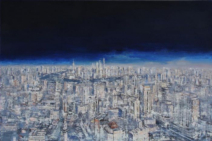 王小双 当代油画作品 -  《记忆之城》