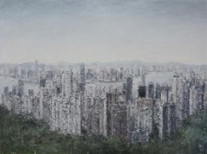王小双的当代艺术作品《迷失在城市》