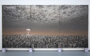 王小双的当代艺术作品《一座城市的废墟》