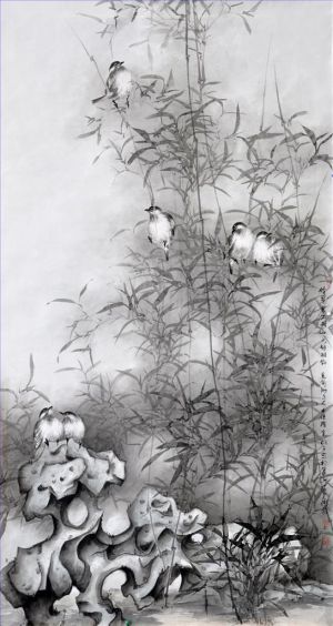 王衍平的当代艺术作品《花鸟画》