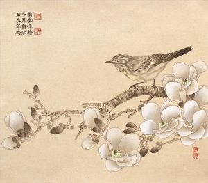 王艺峰的当代艺术作品《中国传统花鸟画》