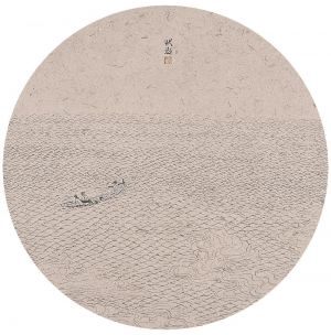 王悦澎的当代艺术作品《平湖漂流》