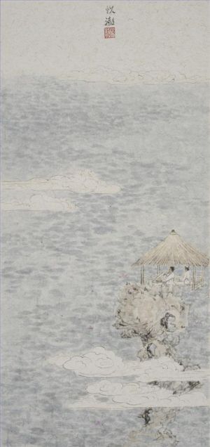 王悦澎的当代艺术作品《荷塘里的涟漪》