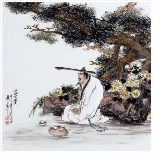 王玉清的当代艺术作品《陶瓷画2》