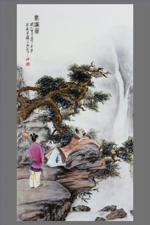 王玉清的当代艺术作品《陶瓷画3》