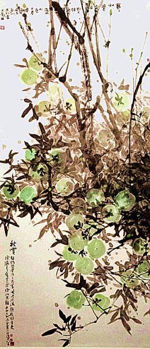 王兆富的当代艺术作品《秋季水果》