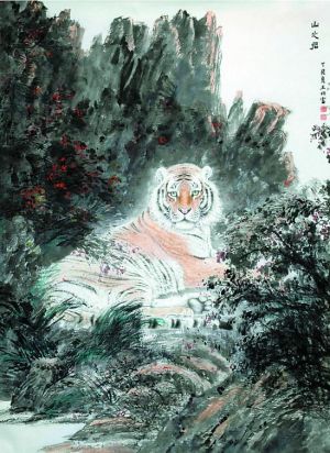 王兆富的当代艺术作品《老虎》
