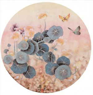 王志元和王益峰的当代艺术作品《花卉竞争》
