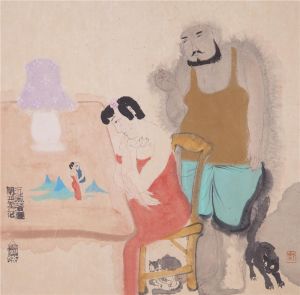 魏全儒的当代艺术作品《亚当和夏娃》