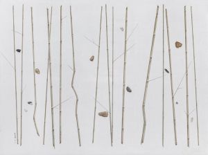 吴笛笛的当代艺术作品《静物竹子》