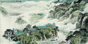 巫丽萍的当代艺术作品《都江堰》