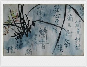 夏培民的当代艺术作品《中国花鸟画2》