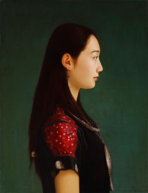 当代油画 - 《苗族妇女》