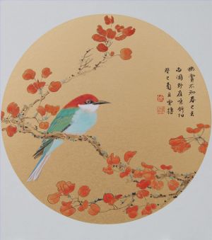 徐振飞的当代艺术作品《中国花鸟画2》