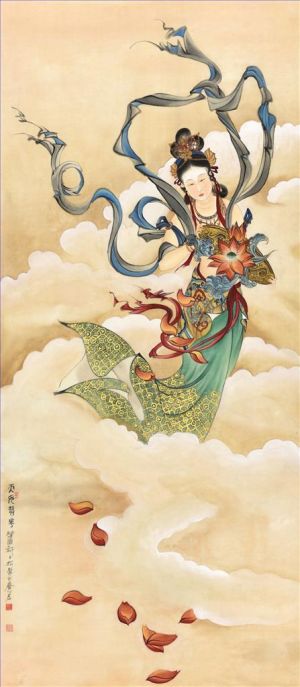 许子松的当代艺术作品《天女散花》