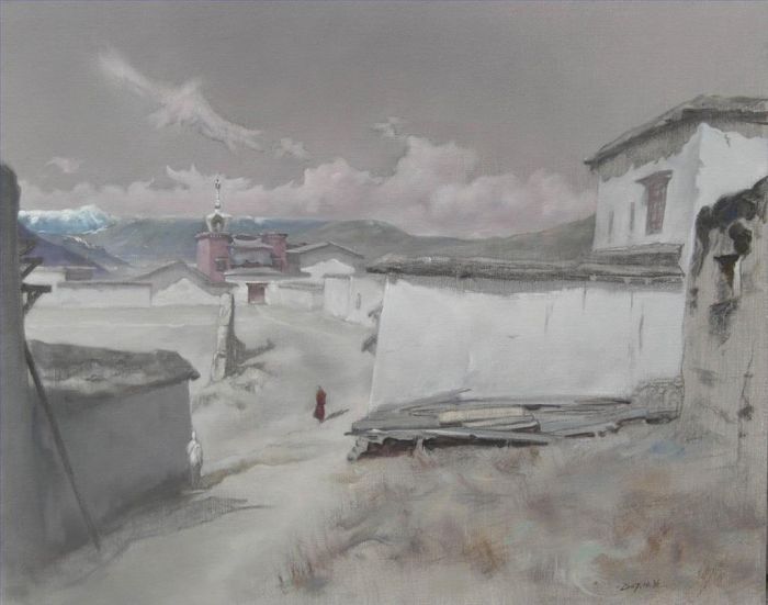 杨春生 当代油画作品 -  《心的边界》