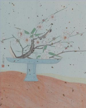 杨立奇的当代艺术作品《中国花鸟画2》