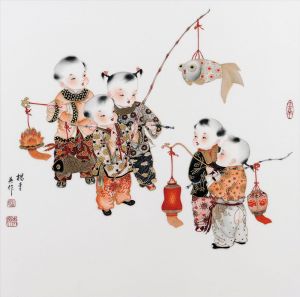 杨李英的当代艺术作品《元宵节》