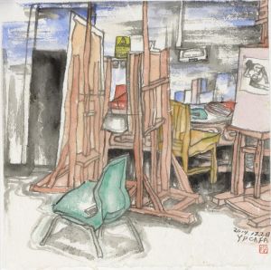 杨平的当代艺术作品《绘画工作室》