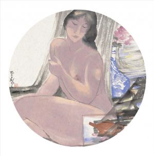 杨平的当代艺术作品《自言自语青花瓷2》