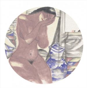 杨平的当代艺术作品《自言自语青花瓷3》