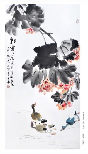 杨如及的当代艺术作品《中国花鸟画3》