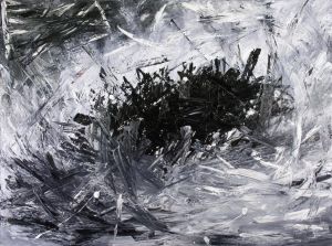 杨素珊的当代艺术作品《走出不幸的深渊，就会迎来幸福》