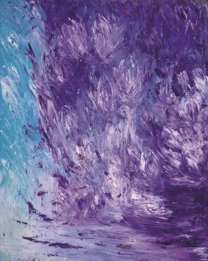 杨素珊的当代艺术作品《浩瀚紫云》