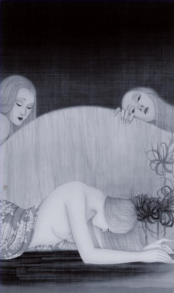 杨宇 当代书法国画作品 -  《美丽的女巫》