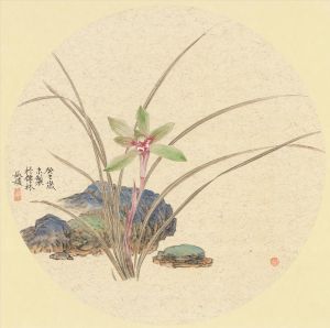 姚媛的当代艺术作品《深谷兰花》