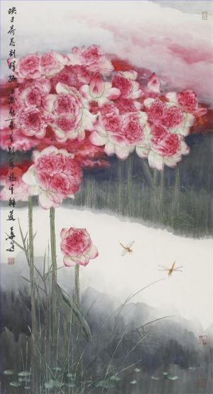 叶泉的当代艺术作品《阳光照耀莲花》