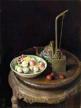 张宏的当代艺术作品《甜点》