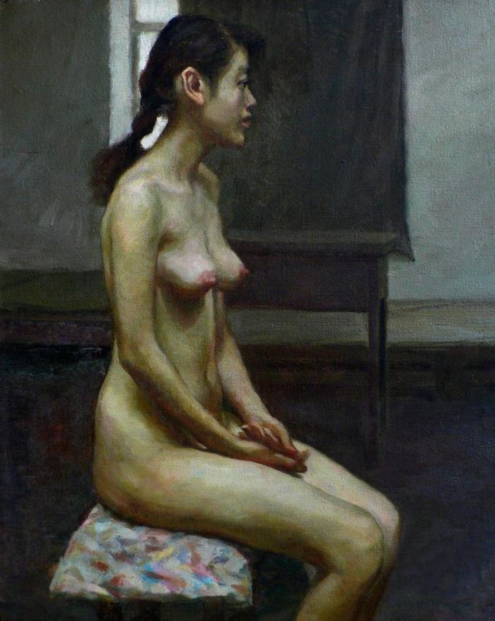张利华 当代油画作品 -  《裸体》