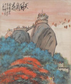 张晓寒的当代艺术作品《巨大的海浪》