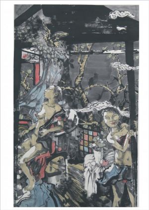 张志超的当代艺术作品《夜的故事》