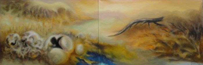 张智罡 当代油画作品 -  《指环王》