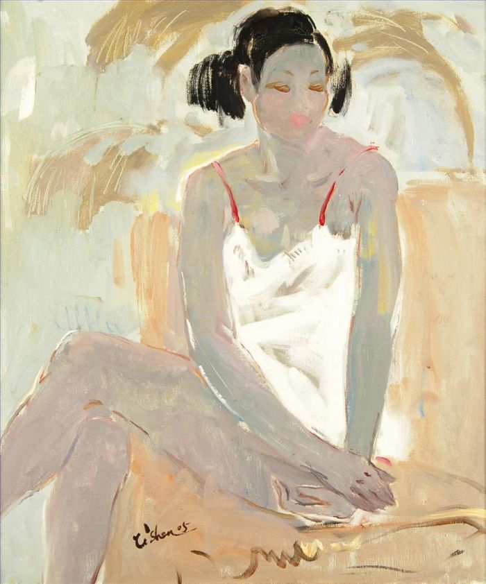张自申 当代油画作品 -  《女性身体》