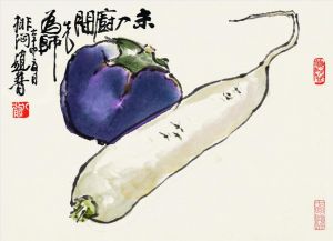 赵普的当代艺术作品《蔬菜》