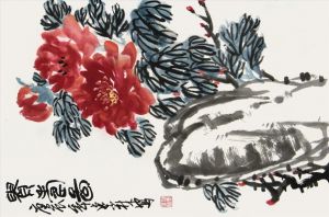 赵紫林的当代艺术作品《中国传统花鸟画》