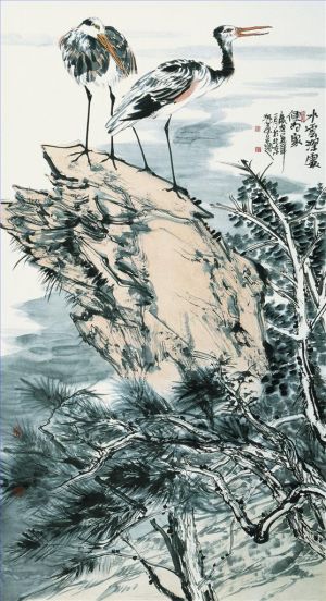 郑瑰玺的当代艺术作品《中国花鸟画12》