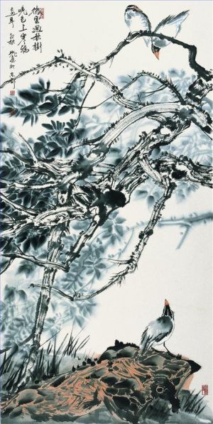郑瑰玺的当代艺术作品《中国花鸟画2》