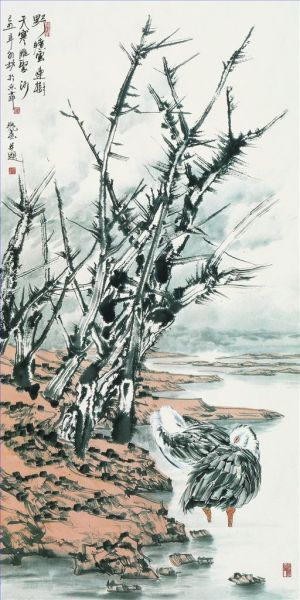 郑瑰玺的当代艺术作品《中国花鸟画5》