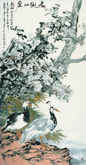 郑瑰玺的当代艺术作品《中国花鸟画6》