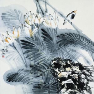 郑瑰玺的当代艺术作品《中国花鸟画8》