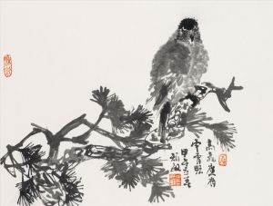 周矩敏的当代艺术作品《中国传统花鸟画》