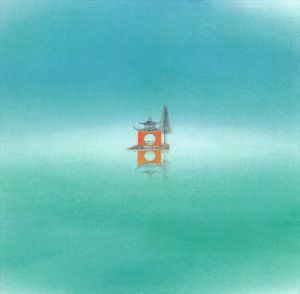 朱剑的当代艺术作品《蓝绿重力镜4》