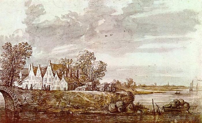 艾尔波特·克伊普 的油画作品 -  《风景1640》