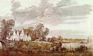 艺术家艾尔波特·克伊普作品《风景1640》