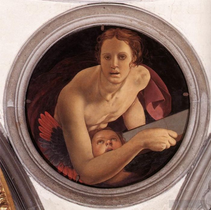 安尼鲁·布隆奇诺 的油画作品 -  《圣马太》